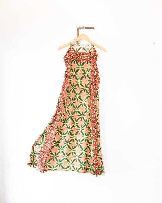 "Lily" Prismatic Crepe Midi