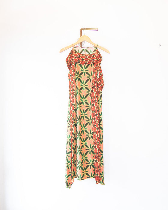 "Lily" Prismatic Crepe Midi