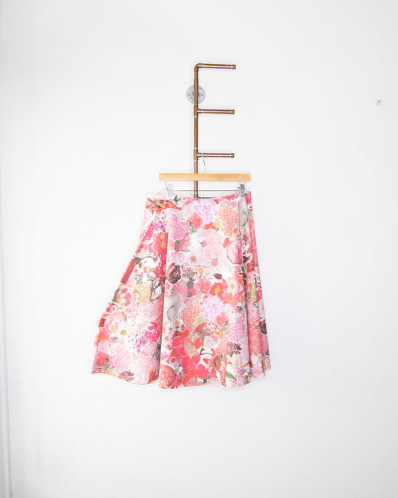 Floral Collage Skirt