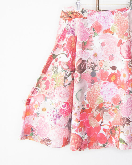 Floral Collage Skirt