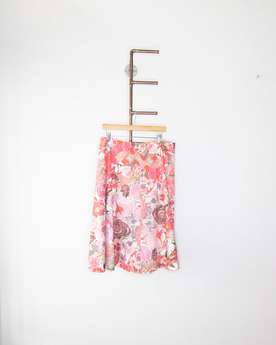 Floral Collage Skirt