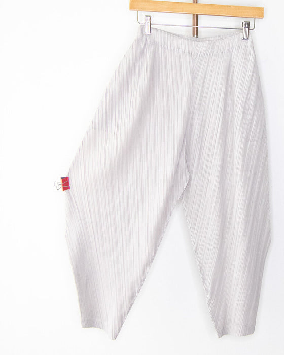 Pleated Barrel Leg Pants