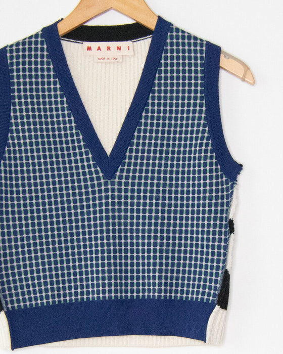 Wool Blend Sweater Vest