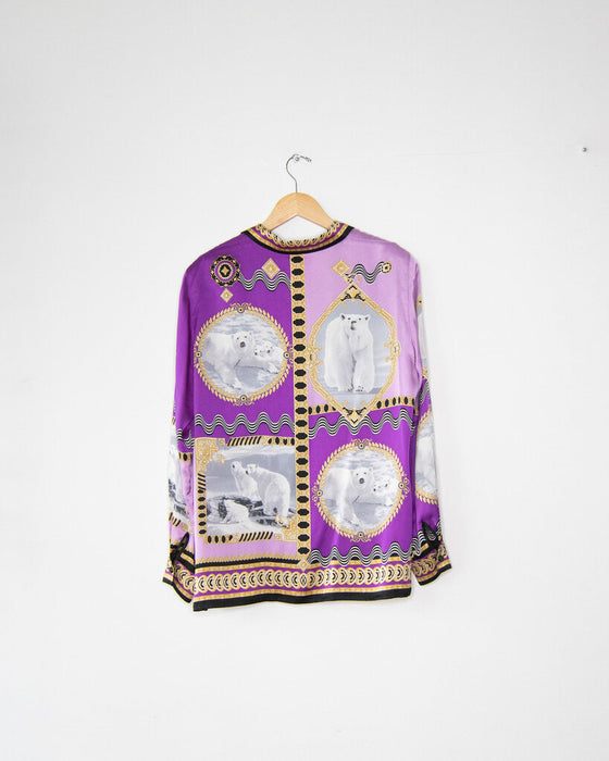 Vintage Silk Baroque Top