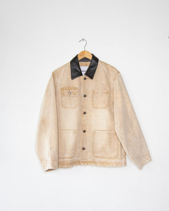 Washed Cotton Workwear Jacket