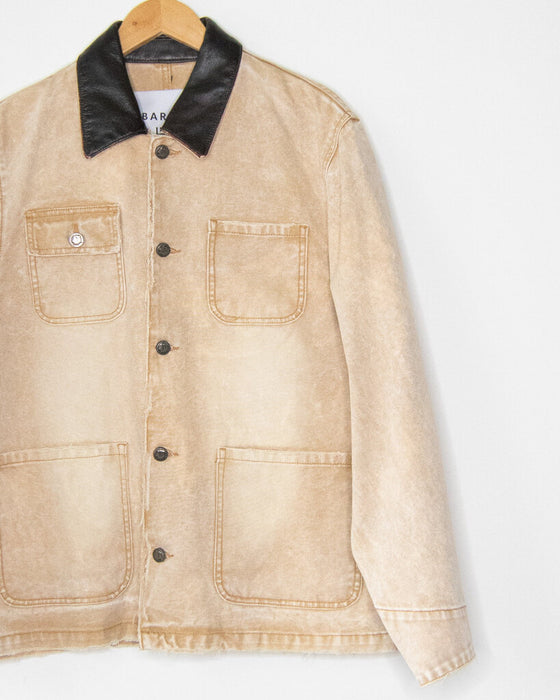 Washed Cotton Workwear Jacket