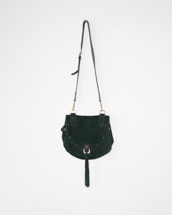 Suede Crossbody Handbag