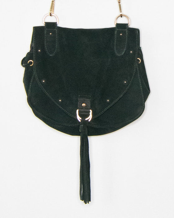 Suede Crossbody Handbag