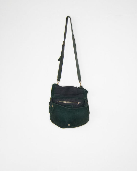Suede Crossbody Handbag