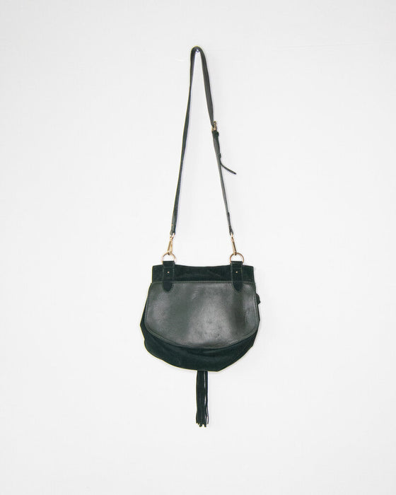 Suede Crossbody Handbag