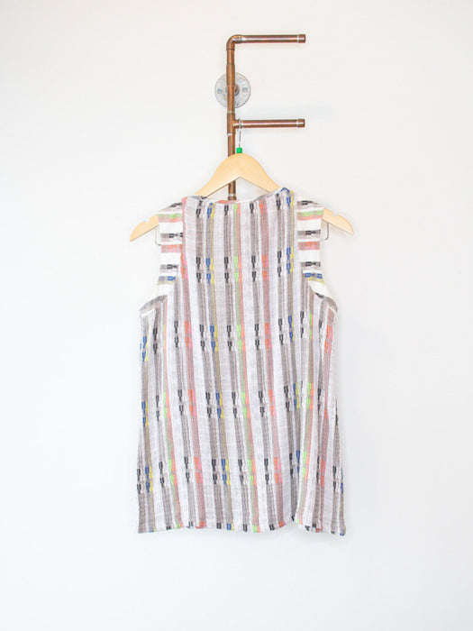 Sleeveless Cotton Gauze Shirt