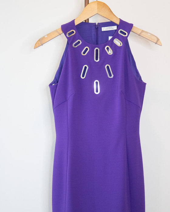 Sleeveless Keyhole Mini Dress
