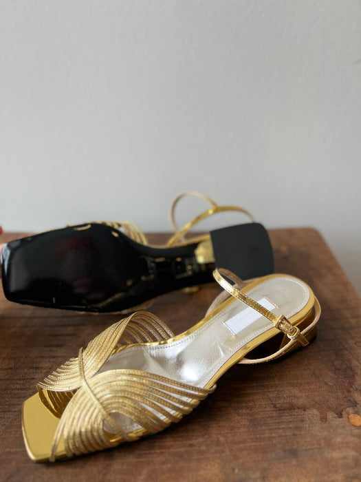 70's Low Sandal, Size 40