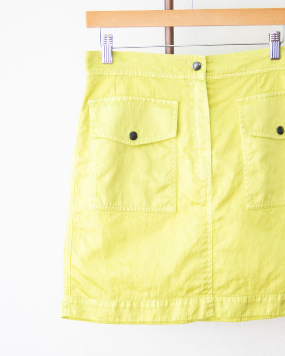 Utility Mini Skirt, Size 38