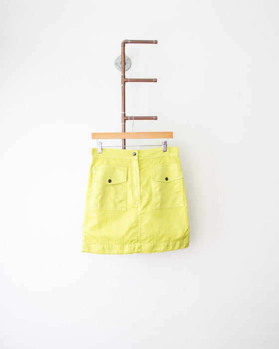 Utility Mini Skirt, Size 38