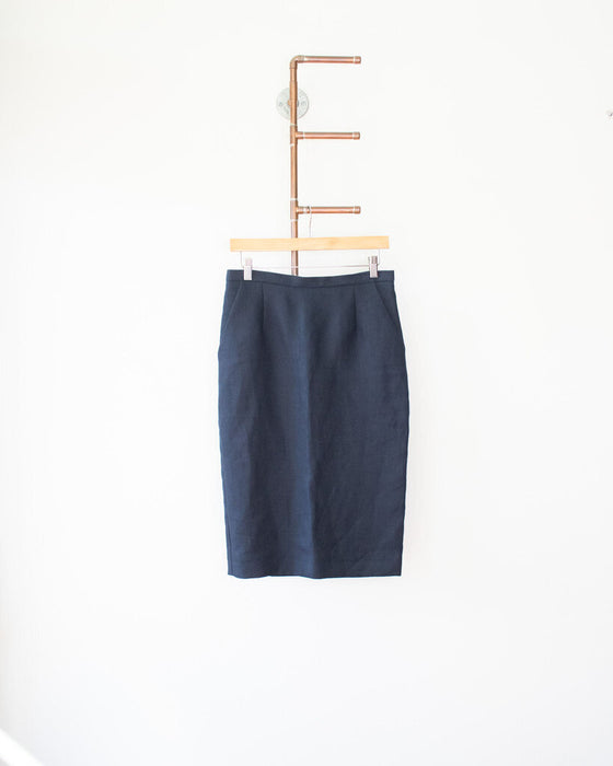 Hemp Pencil Skirt, Size 36