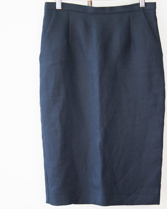 Hemp Pencil Skirt, Size 36