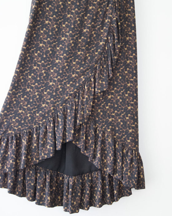 Ruffle Maxi Skirt, Size 8