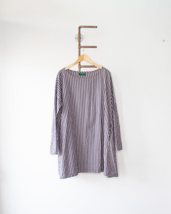 Plaid Shift Dress, One Size