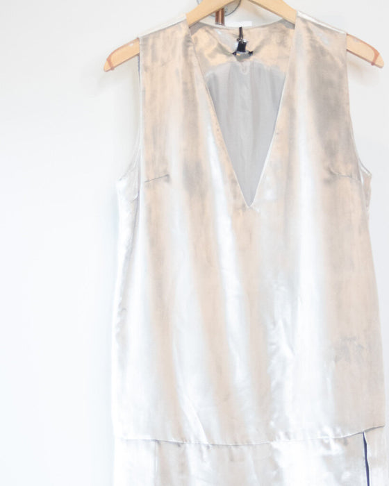 Velvet Sleeveless Gown, Size 4