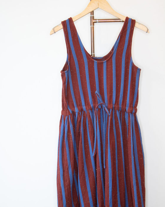 Woven Confetti Cotton Sleeveless Dress, Size S/M