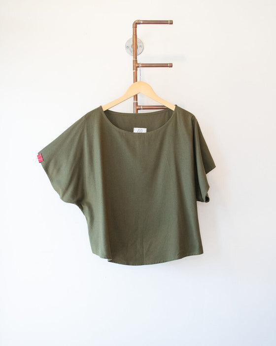 Raw Silk Top, Small