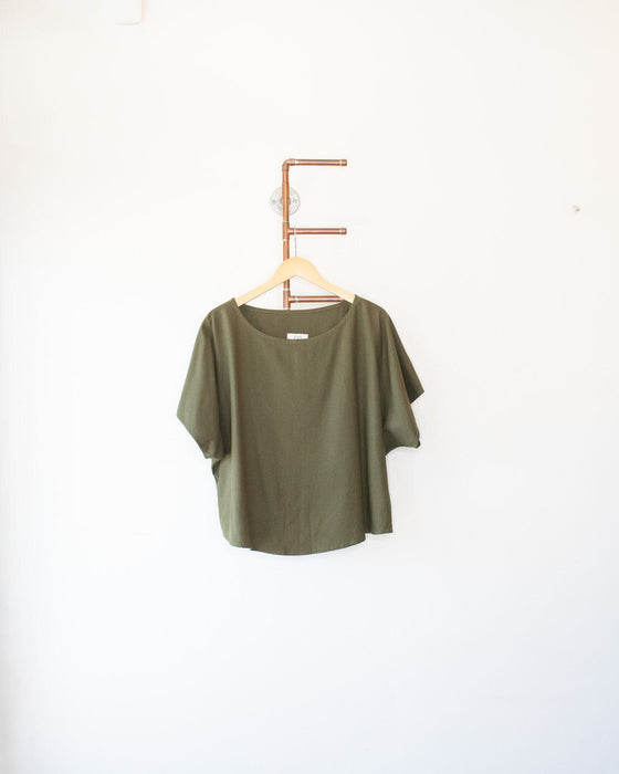 Raw Silk Top, Small