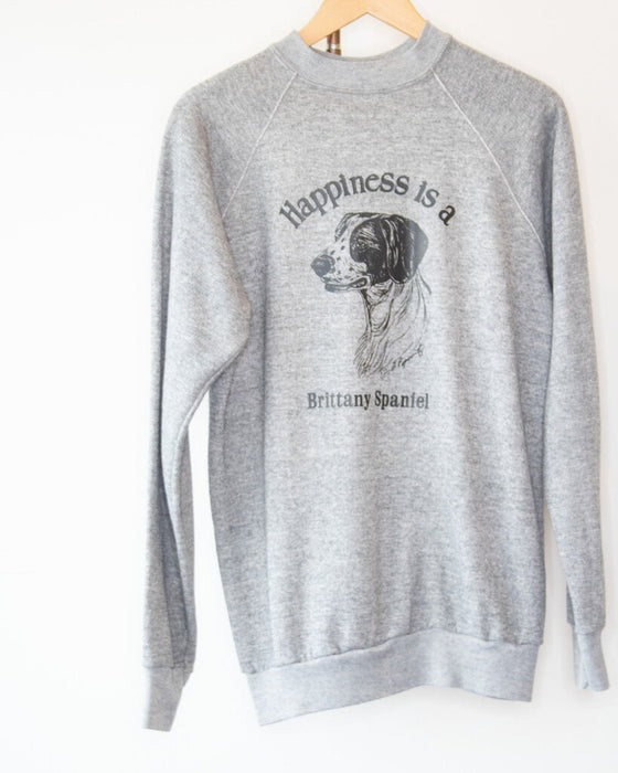 '70s Spaniel Crewneck, Size Large