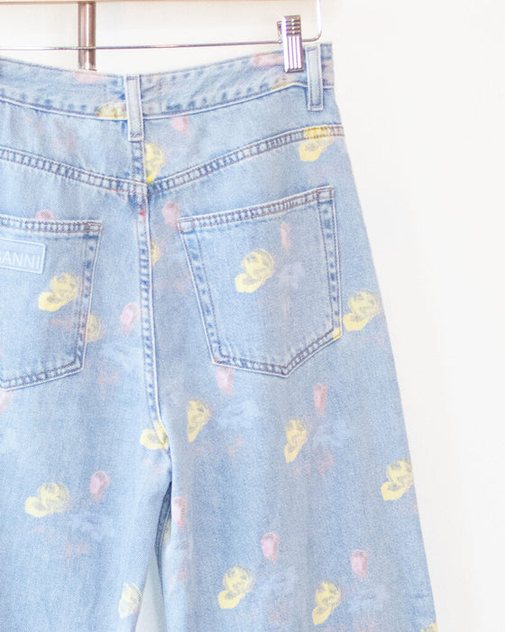 Floral "Magny" Denim