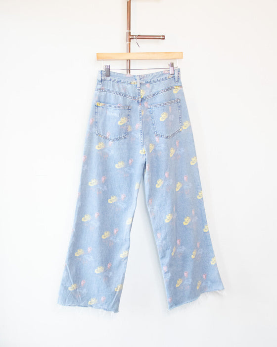 Floral "Magny" Denim