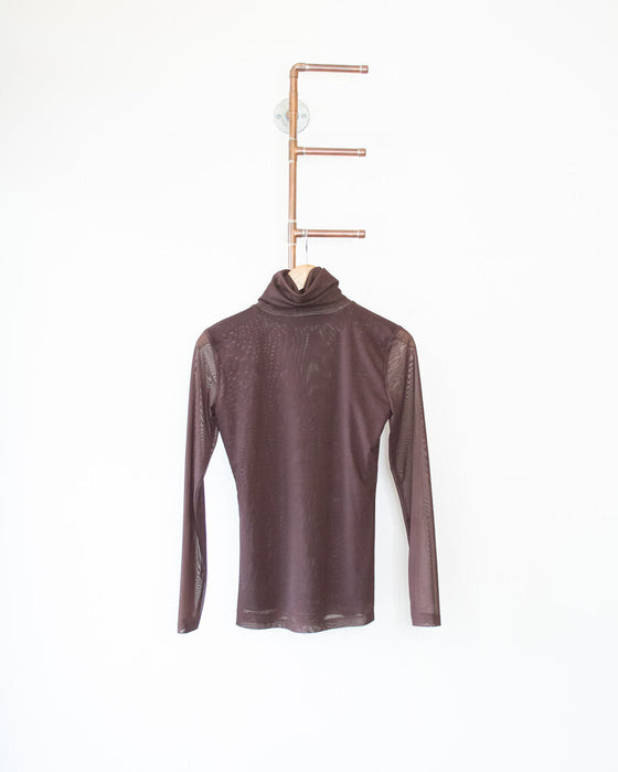 Mesh Turtleneck