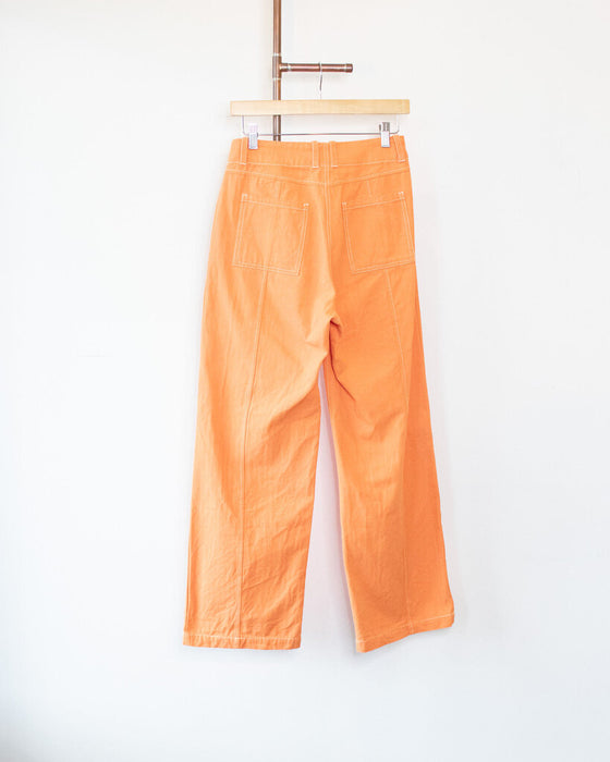 "Delta" Front Seam Pants (as is, wear on zipper seam)
