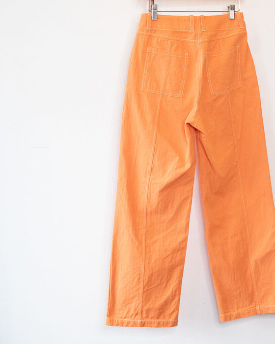"Delta" Front Seam Pants (as is, wear on zipper seam)