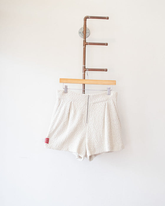 Boucle Pleated Shorts