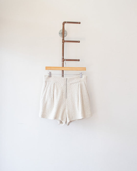 Boucle Pleated Shorts