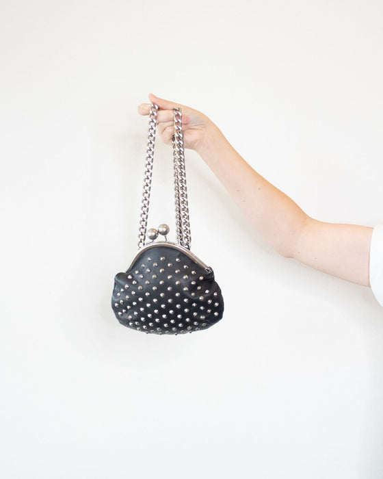Studded Leather Crossbody