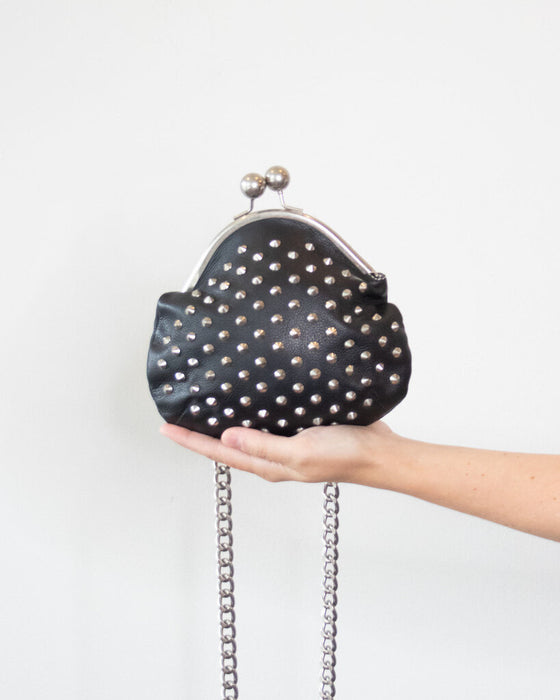 Studded Leather Crossbody