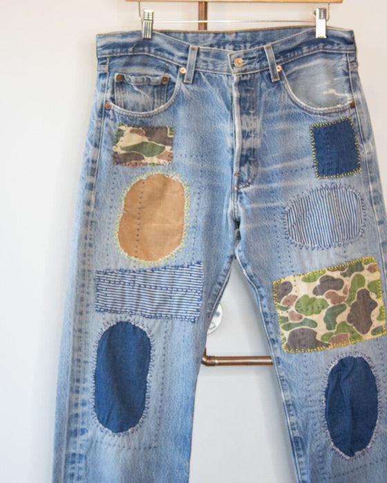 Patchwork 501 Jeans