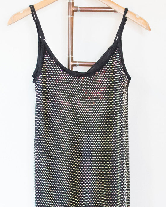 "Oakley" Mesh Crystal Midi
