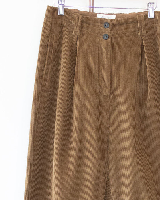 Pleated Corduroys