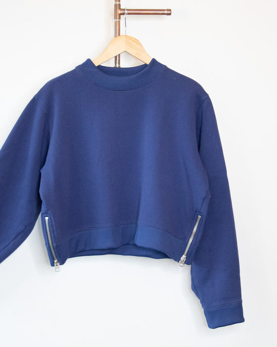 Side Zip Sweatshirt