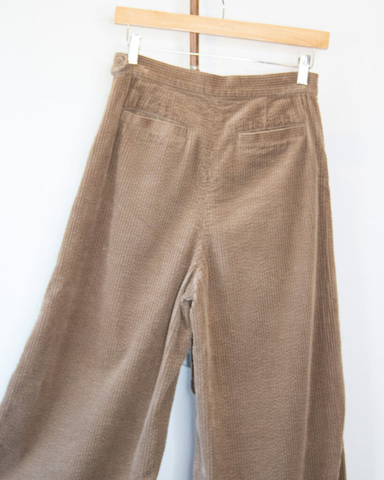 Corduroy Wide Leg Trousers