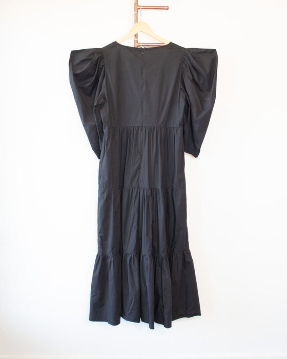 Tiered Puff Sleeve Dress