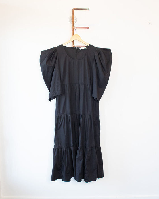 Tiered Puff Sleeve Dress