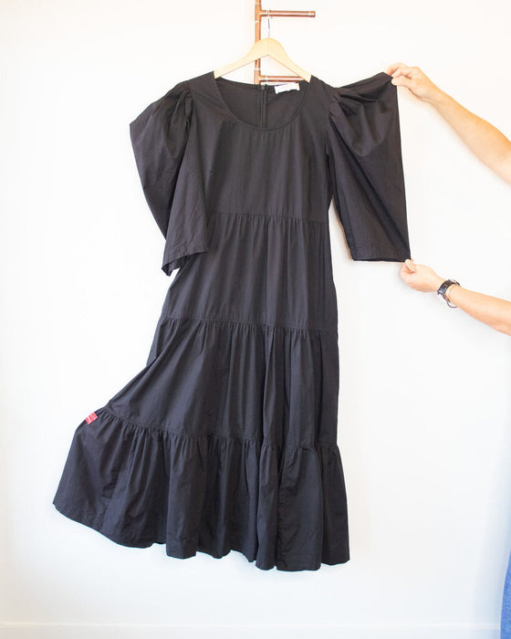 Tiered Puff Sleeve Dress