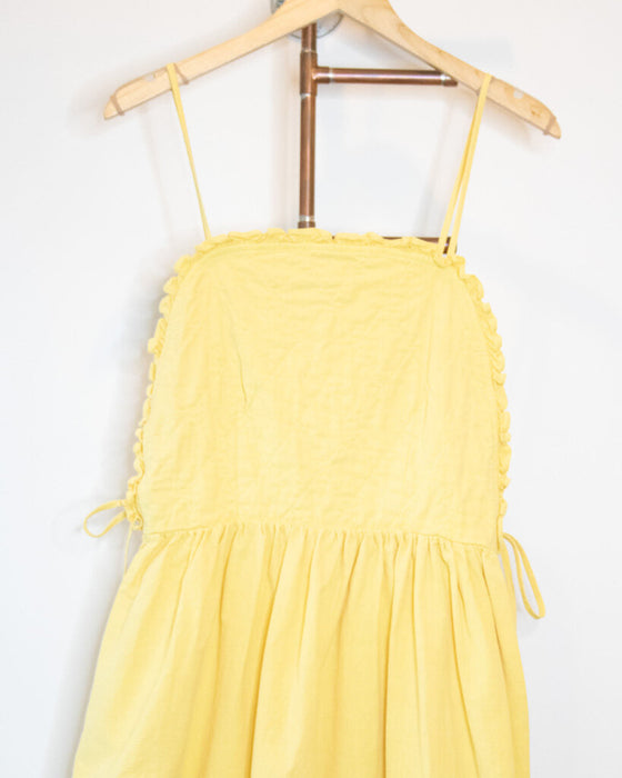 "Potholder" Lace-Up Dress