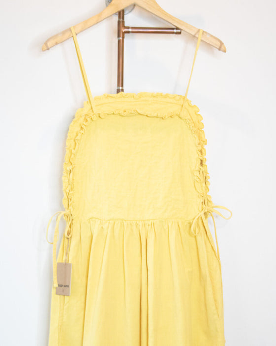 "Potholder" Lace-Up Dress