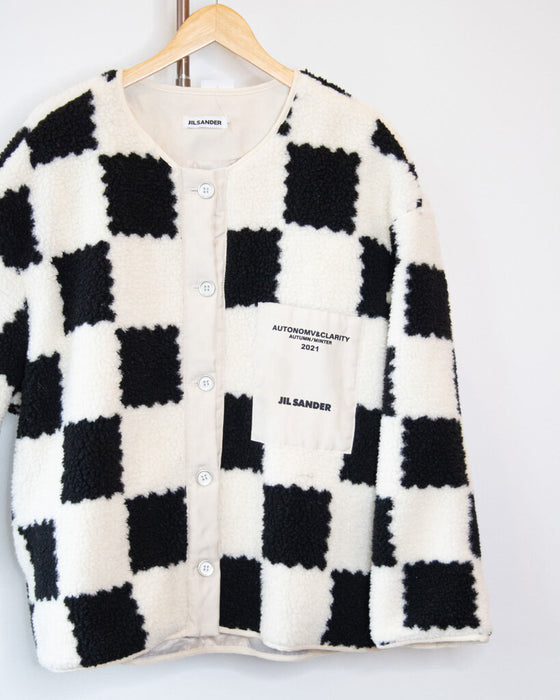Checkered Fleece Jacket