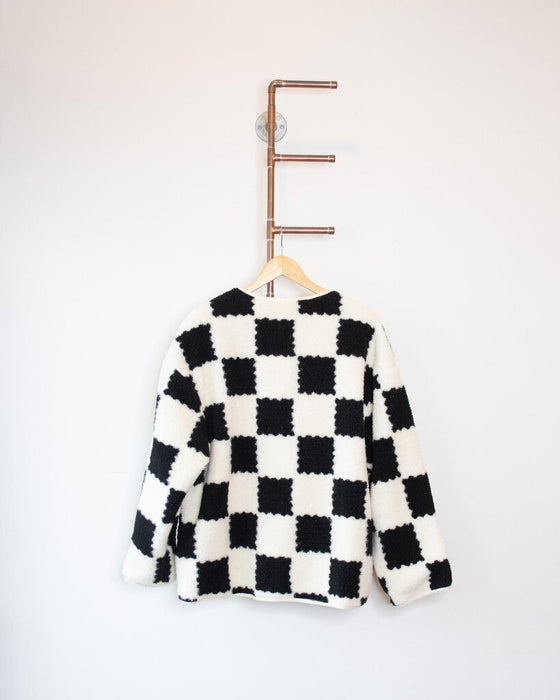 Checkered Fleece Jacket