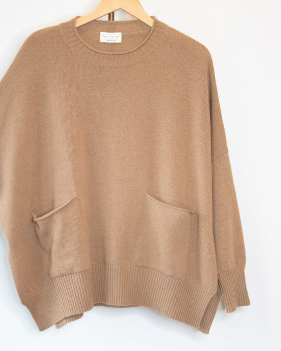 Side Slit Cashmere Sweater
